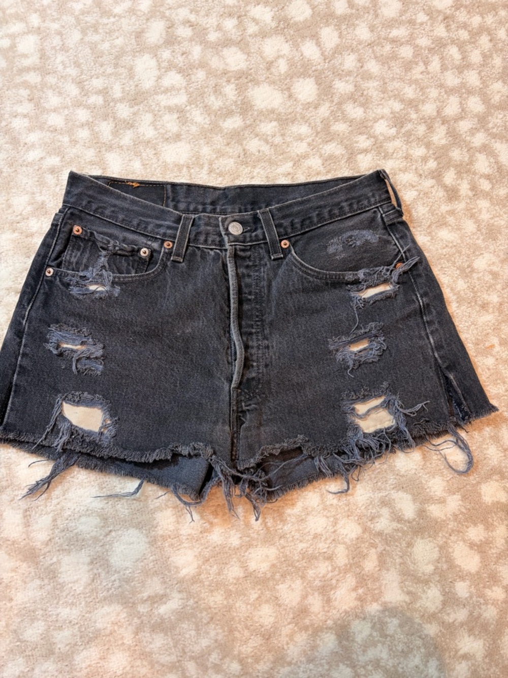 Levi’s Black Denim vintage Shorts